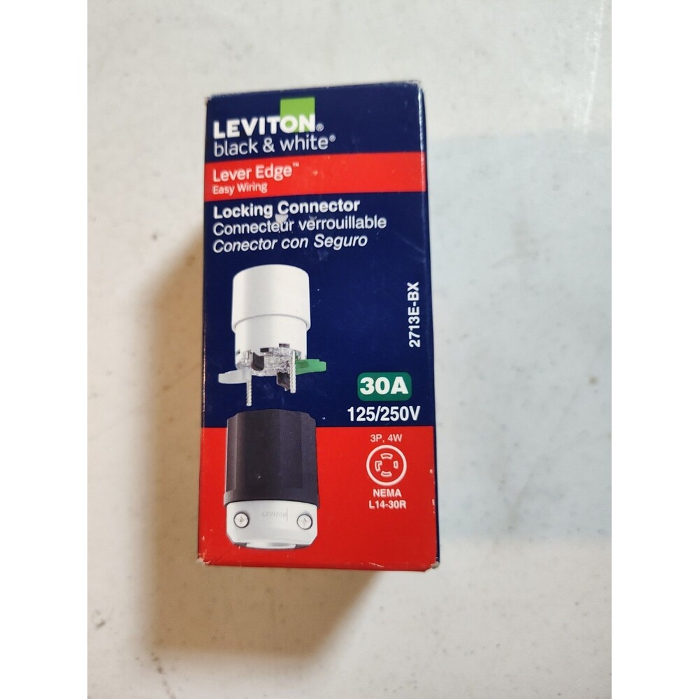 Leviton Locking Connector Lever Edge Easy Wiring 30A 125/250 V (1057)